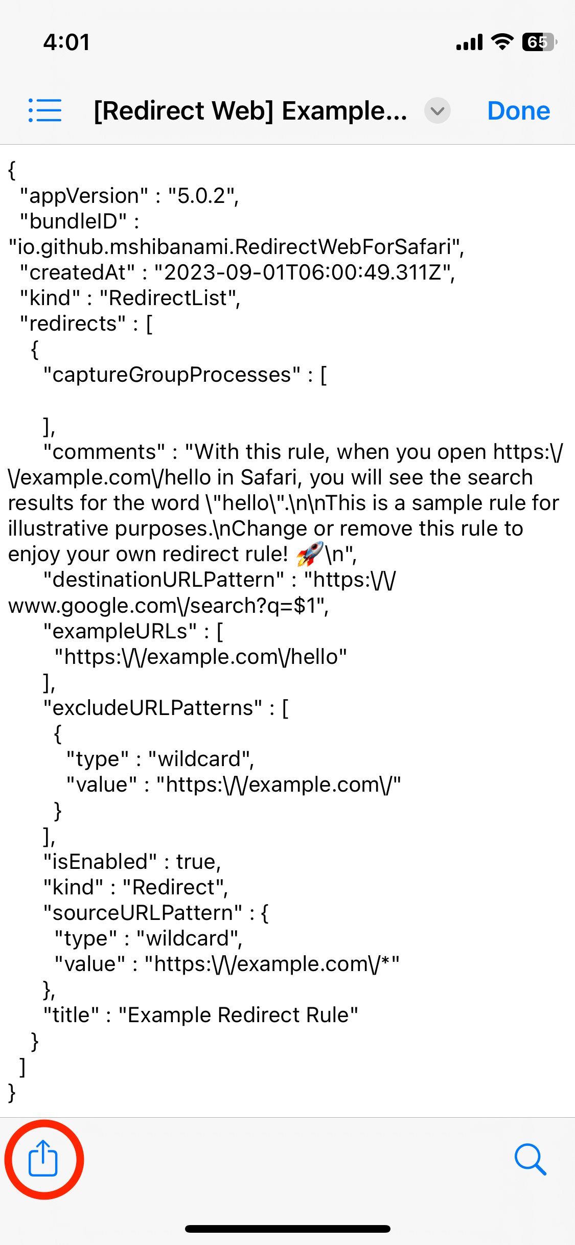 Tryk på del-knappen i værktøjslinjen